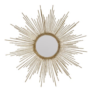 Vintage Sunburst Mirror, Gold Starburst For Sale