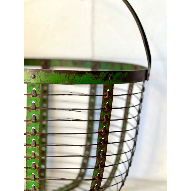Mesh Wire Basket, 1960 For Sale - Image 5 of 12
