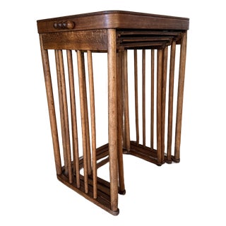 Joseph and Jacob Hoffman Nesting Table Set of 4 1906 + For Sale