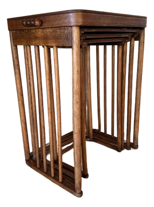 Joseph and Jacob Hoffman Nesting Table Set of 4 1906 +