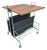 Mobile Side Table with Magazine Rack, Germany, 1970s For Sale