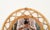 Mid-Century Italian Round Mirror in Curved Bamboo, Rattan and Wicker Frame, 1960s For Sale - Image 9 of 10
