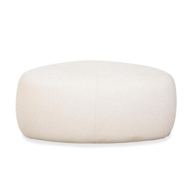 Set of Bolzano Fabric Armchair and Ottoman in Cream Beige from Boconcept For Sale - Image 18 of 18