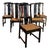 Italian Lacquered Cane Dining Chairs - 6 For Sale