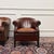 English Sheepskin Leather Chairs, Set of 3 For Sale - Image 9 of 15