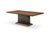 Modern Greg Sheres Style Walnut and Bronze Extension Dining Table For Sale In Savannah - Image 6 of 6