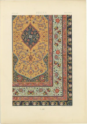 Firmin-Didot after Albert Racinet, XXV of L’Ornement Polychrome, 1869, Paper
