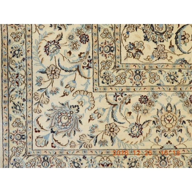 2010s Persian Wool & Silk Rug - 6'10"x 6'10" For Sale - Image 5 of 10