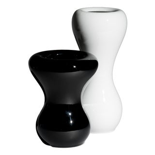 Porcelain Baobab Vases by Emmanuel Babled for Rosenthal, 1990s, Set of 2 For Sale