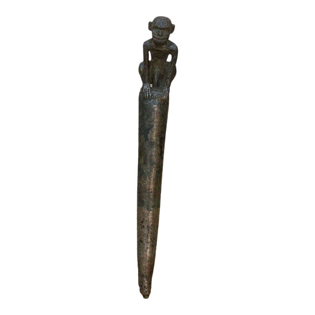 Rare Southeast Asian Monkey Vessel Stopper For Sale