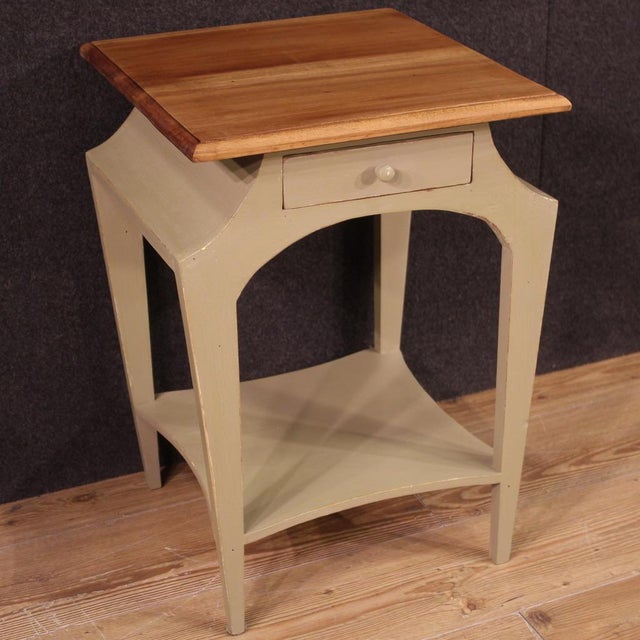 Vintage Painted Bedside Tables, 1980s, Set of 2 For Sale - Image 3 of 13