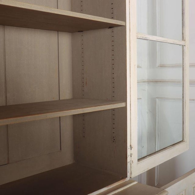 Cream Painted Bookcase, 19th Century For Sale - Image 8 of 10