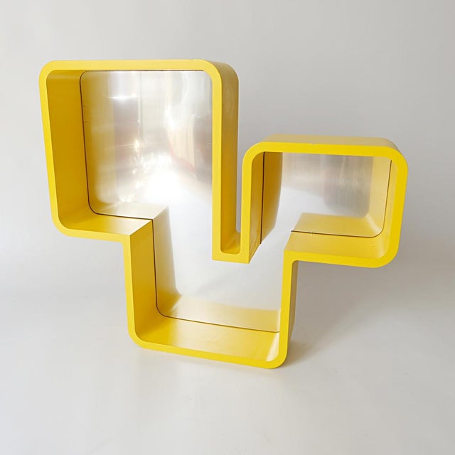 2000 - 2009 Vintage Lacquered Wood Wall Shelf, 2000s For Sale - Image 5 of 12
