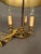 Early 20th Century French Bronze and Tall French Bouillotte Style Table Lamp With Red Hand-Painted Shade For Sale - Image 12 of 16