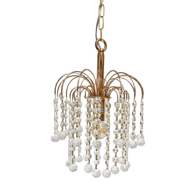 Italian Crystal Chandelier from Swarovski, 2000s For Sale