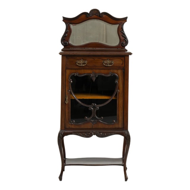19th Century Victorian Slimline Cabinet For Sale