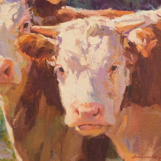 'A Curious Pair' by Mary Beth Schwark, New Mexico Woman Artist, Oil Painters of America, Michigan For Sale - Image 4 of 8
