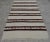 Rustic Vintage Natural Stripe Turkish Cotton Kilim Rug - 4′3″ × 8′ For Sale - Image 3 of 9