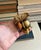 Metal Vintage Solid Brass Flower Match Holder and Toothpick Cup For Sale - Image 7 of 12