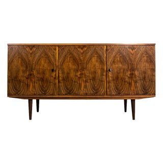 Vintage Walnut Sideboard from LFM, Poland, 1970s For Sale
