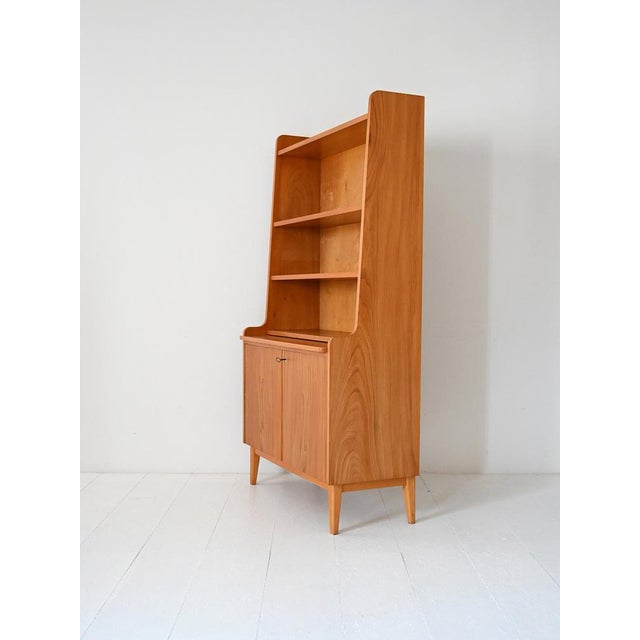 Vintage Scandinavian Bookcase in Light Elm, 1950s For Sale - Image 6 of 10