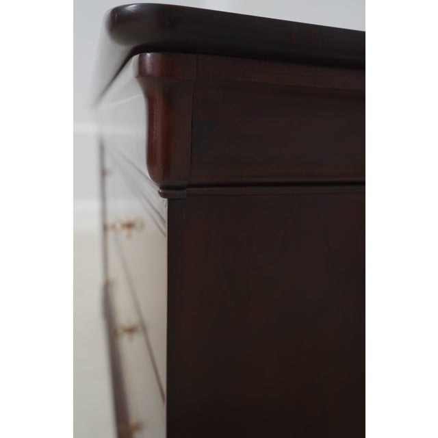 Stickley Cherry Empire Style Bedroom Dresser For Sale - Image 12 of 17