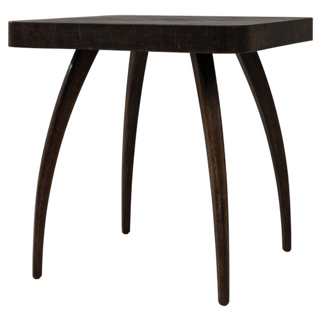 1960s Czech Black Patinated Spider Table By J. Halabala For Sale - Image 9 of 18