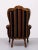 Antique Easy Chair with Paul Smith Fabric, 1880s For Sale - Image 4 of 13