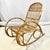 1950s Late 1950s Franco Albini Coastal Italian Boho Chic Bamboo Rocking Chair, Mid-Century For Sale - Image 5 of 14