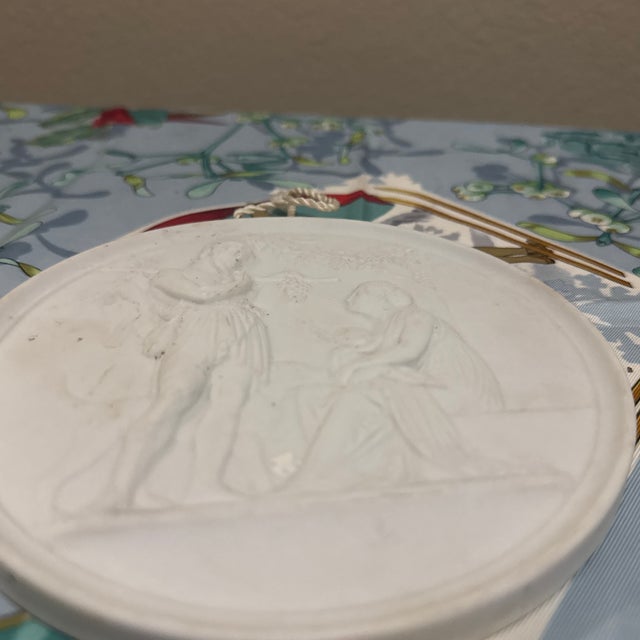 Neoclassical Royal Copenhagen Neoclassical Bisque Wall Plaque For Sale - Image 3 of 5