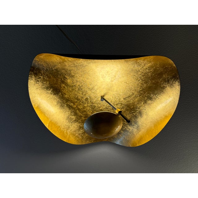 Gold Catellani & Smith Lederam Manta Pendant Light For Sale - Image 8 of 12