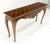 Parquetry Inlay Top Cabriole Leg Scallop Ornament Chestnut Console Sofa Table For Sale - Image 13 of 13