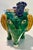 Hollywood Regency Vintage Sancai Glazed Ceramic Elephant Planter For Sale - Image 3 of 9