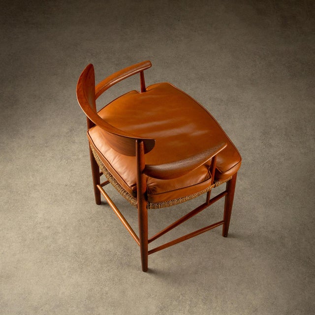 Model 317 and 316 Dining Chairs and Stools by Hvidt and Mølgaard-Nielsen for Søborg Møbelfabrik, 1950s, Set of 10 For Sale - Image 12 of 18