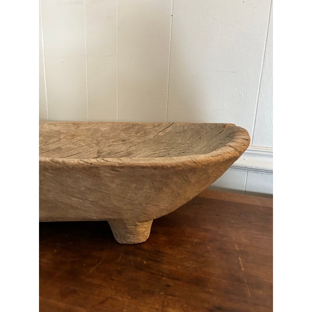 Late 18th Century Antique Dough Bowl For Sale - Image 5 of 12
