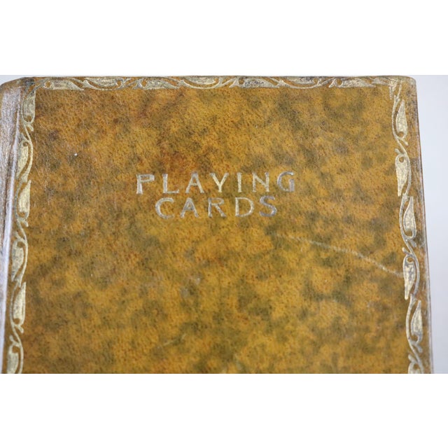 English Early 20th Century Playing Card Book Box For Sale - Image 3 of 5