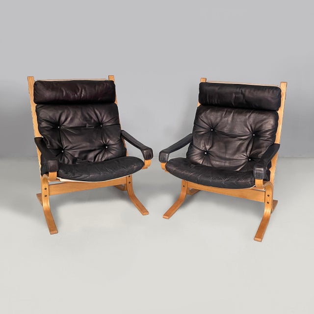 Modern Siesta Lounge Chairs by Ingmar Relling for Westnofa, Norway, 1970s, Set of 2 For Sale - Image 18 of 18