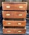 Late 20th Century Teak Two Part Campaign Chest with Brass Trim For Sale - Image 5 of 8