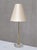 Mid-Century Modern Swedish Modern EAE Table Lamps, Brass, Glass and Pierre Frey Silk, 1950s, Set of 2 For Sale - Image 3 of 11