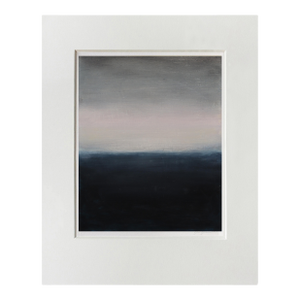 Contemporary Abstract Cold Wax, Oil Stick and Mixed Media on Canvas Paper "Umi 4" by Janise Yntema