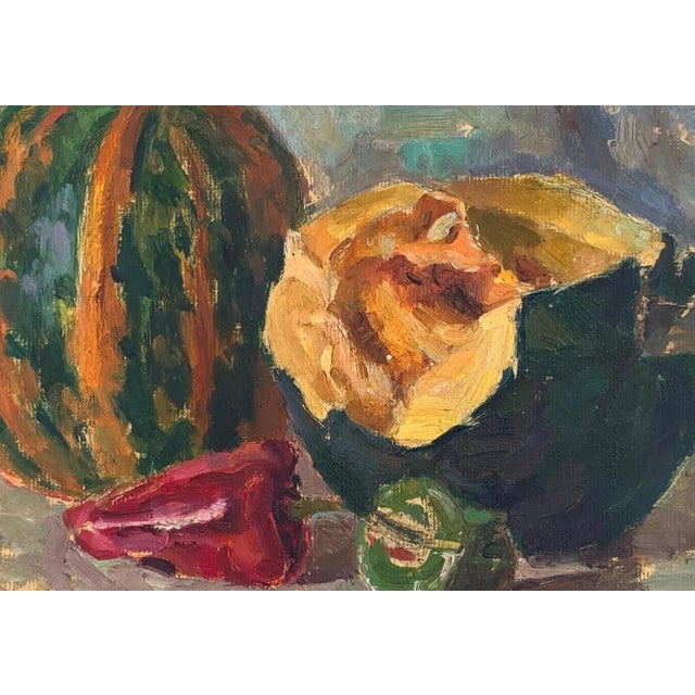 Still Life Oil Painting, Ukrainian Artist Sokolovsky, 1960s For Sale - Image 4 of 6