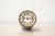 Table clock with metal case, aluminum dial, and acrylic lens. Not working. Compasso d'Oro 1960 Static model Designer...