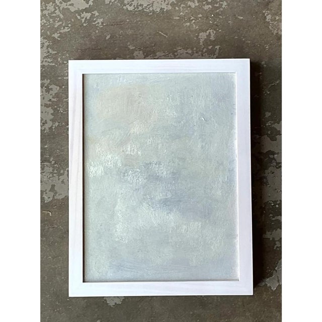 Vintage Abstract Expressionist Painting For Sale - Image 9 of 12