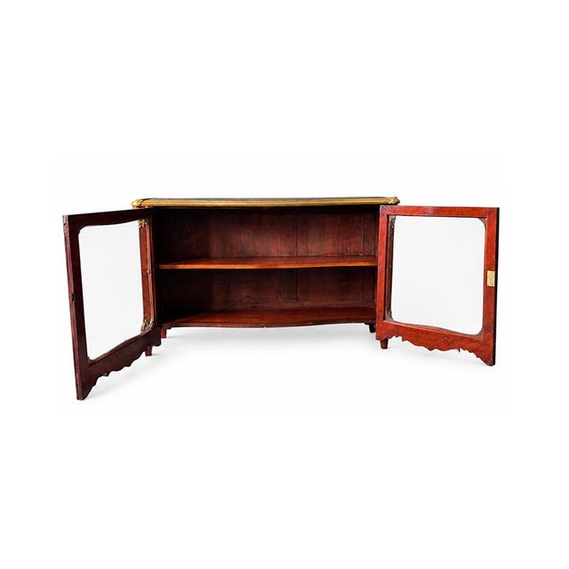 French Wooden Sideboard with Gilded Bronze Applications For Sale - Image 3 of 11