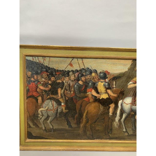 Brown French School, 17th Century. Attributed to Claude Deruet (1588-1662). Oil painting. For Sale - Image 8 of 9