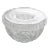 Bohemian Crystal Caviar Bowl Dish Chiller Server For Sale