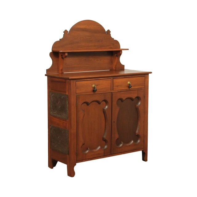 Antique Victorian Poplar Two-Door Pie Safe For Sale - Image 13 of 13