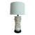 Italian Applied Floral Lamp & Shade, 1960s For Sale