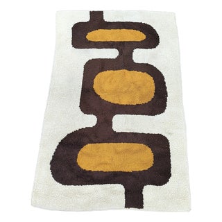 Pop Art Wool Rug, 1970s For Sale