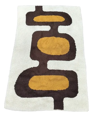 Pop Art Wool Rug, 1970s